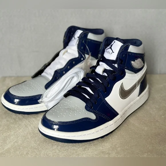 Nike Air Jordan 1 Retro High Golf Navy - Picture 2 of 9